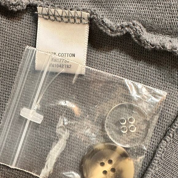 Converse One Star Gray Wrap Neck Cardigan Jacket NWT Sz XL - Picture 7 of 9